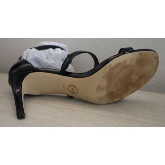 Michael Kors Women's Sz 9.5M Black Koda Ankle Strap Dress Sandals - Picture 14 of 14